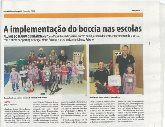 Boccia no Jardim de Infância2014